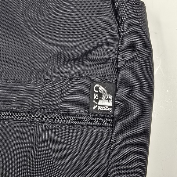 Ameribag Black Nylon Healthy Back Bag Shoulder Sling Backpack - Picture 2 of 10